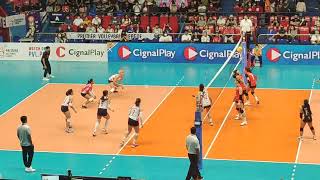 Live, Set 3 update 4 panis! CREAMLINE vs CIGNAL |PVL2023 conference