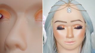 Mannequin Makeup Transformation | How to Makeup Mannequin