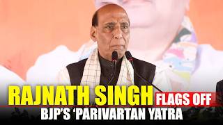 LIVE: RM Rajnath Singh flags off the BJP’s ‘Parivartan Yatra in Kolkata, West Bengal