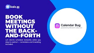 CalendarBug: Simple Scheduling That Actually Works 🗓️ | Book Clients Without the Back-and-Forth