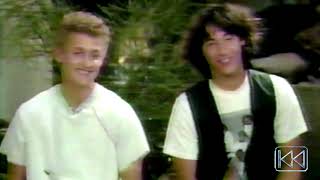 Alex Winters & Keanu Reeves- Interview (Promo for Bill & Ted's Excellent Adventure VHS Release 1989)