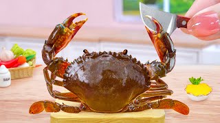 Luxurious Seafood Recipe 🦀️ Cooking Yummy Miniature Butter Garlic Crab Easy 🌸 By Tina Mini Cooking