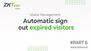 Automatic sign out expired visitors