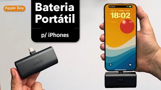 Bateria🔋portátil p/ iPhones, potente, barato 💵 e com vários benefícios