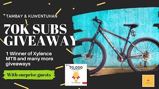 The Cyclelogist's 70K Subscribers Milestone Giveaways