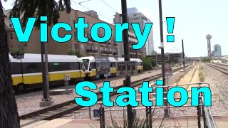 Victory Station Light Rail Train Station Public Mass Transportation DART Dallas Area Rapid Transit