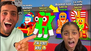 I stole Myriam's new Christmas Brainrots! 🎄😱 (She wants to cry...)