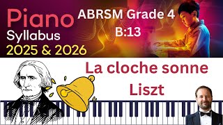 La Cloche Sonne - Liszt - ABRSM Grade 4 piano 2025-26, B:13