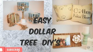 DOLLAR TREE PILLOWS | FARMHOUSE DECOR | 2 TRASH TO TREASURE'S | EASY DIY'S