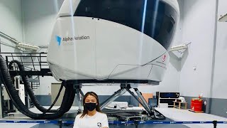 Airbus A320 crosswind landing simulator practice