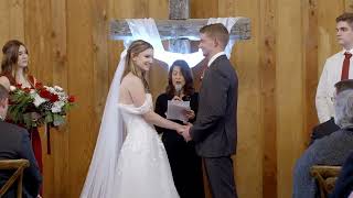 Full Wedding Ceremony at Postlewait's Country Weddings | Canby, OR (Rebekah & Steven)