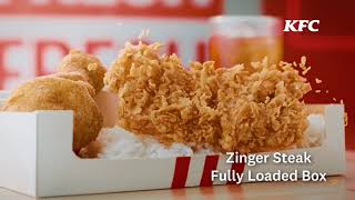 KFC ZINGER FULLY LOADED BOX with EMILIO DAEZ