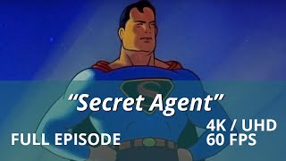 SUPERMAN: SECRET AGENT - Cartoon - 4K / UHD 60 FPS Remastered