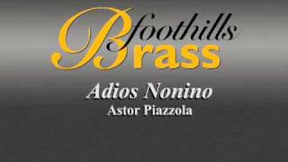 Foothills Brass Quintet - Adios Nonino