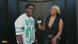 Playboy Poppy Freestyles For Hollywood BayBay At BET Media House