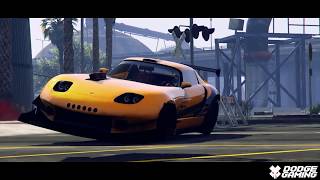 Air drift with a banshee in gta 5..