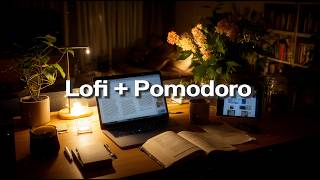 Lofi + Pomodoro Timer [50/10 ~ 12-Hour] ☕ Beats to Work and Study 📒Productivity