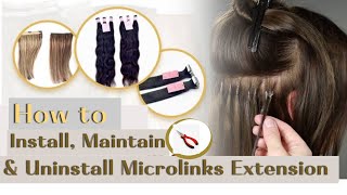 MICROLINK EXTENSION: How to install, wash/maintain & uninstall microlink extension #viral #shorts