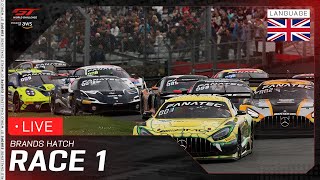 LIVE | Race 1 | Brands Hatch | GT World Challenge Europe powered by AWS 2025