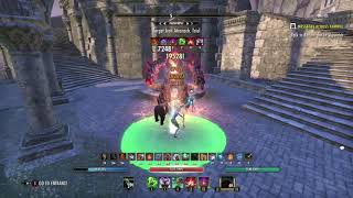 Breton Magicka Warden 88.6k dps - Raid dummy (Scalebreaker) - Support set up