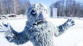 Lumimies luonnollisessa elinympäristössään