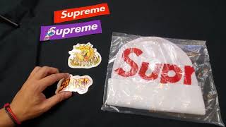 My First Supreme Merch Drop Beanie Unboxing (With a Surprise)