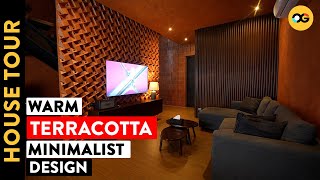 Explore the Interiors of a 160 sqm Terracotta‑Toned Minimalist Vacation Home | OG