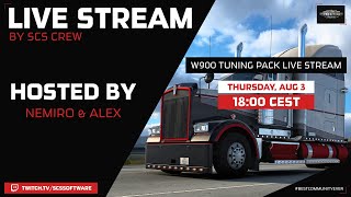 ATS - W900 Tuning Pack DLC Release Live Stream (Recording)