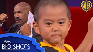 Steve Harvey Loses It Over Kid’s Mind-Blowing Bruce Lee Skills on #LittleBigShots
