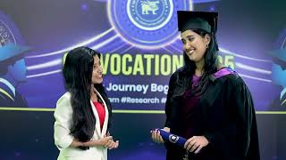 Nasma Nasrin Naseer Reflects on Excellence & University Life | SLTC 2025 Convocation