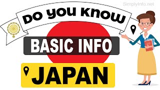 Do You Know Japan Basic Information | World Countries Information #87 - General Knowledge & Quizzes