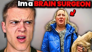 Crazy Lady Pranks Police And Gets Arrested.