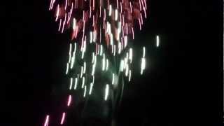 Canada Day`s Amazing Fire work at Forks Winnipeg MB, Canada