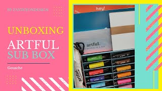 Unboxing Artful 10: June - August 2022 Gouache Box