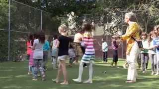 Ohlone Tribal Dance with Third Graders