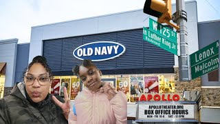 Vlog | Shop With Me At Old Navy + Welcome To Harlem New York 125th Street