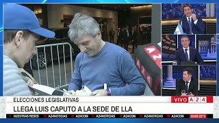 👉LLEGA LUIS CAPUTO A LA SEDE DE LA LIBERTAD AVANZA: SALUDA A LA MILITANCIA, SELFIES Y AUTOÓGRAFOS
