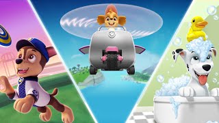 PAW Patrol: A Day in Adventure Bay || Tracker || Mighty Pups Save The Day |Ultimate Rescue Adventure