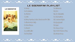 LE SSERAFIM (르세라핌 플레이리스트) (𝟏 𝐇𝐎𝐔𝐑) PLAYLIST 🩵