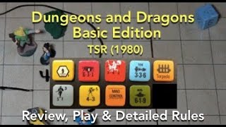 Dungeons and Dragons, Basic Set (TSR) RPG Game Review & How to Play
