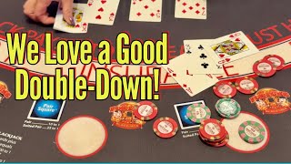 2 Deck Blackjack Live Play From Vegas! Fun Times At The Table!