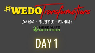 #WEDOTransformations | 21 Day Challenge | Day 1 - Let's begin