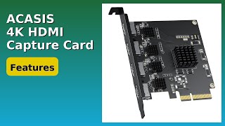 REVIEW (2026): ACASIS 4K HDMI Capture Card. Features.