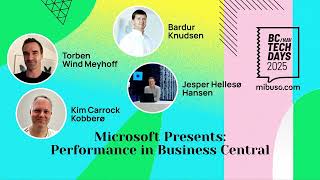 Microsoft Presents: Performance in Business Central