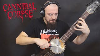 CANNIBAL CORPSE - "Frantic Disembowelment" on bass