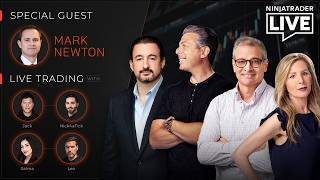 NinjaTrader Live | Futures Trading + Market Analysis w Mark Newton, Nick + Jack, Leo + Salma 2/12/26