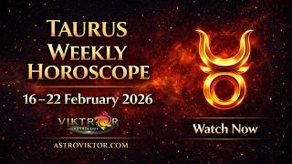 TAURUS | Weekly Horoscope 16 - 22 February 2026