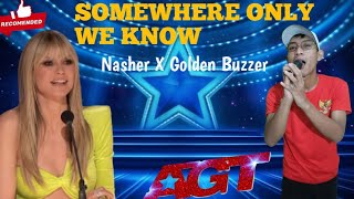 Golden Buzzer Very Extraordinary Voice Singing Song Somhere Only We Know
