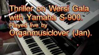 Thriller on Wersi Gala and Yamaha S-900