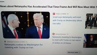 NETANYAHU RUSHES TO WASHINGTON DC. FOR A MEETING WITH TRUMP PEACE AND SAFETY 